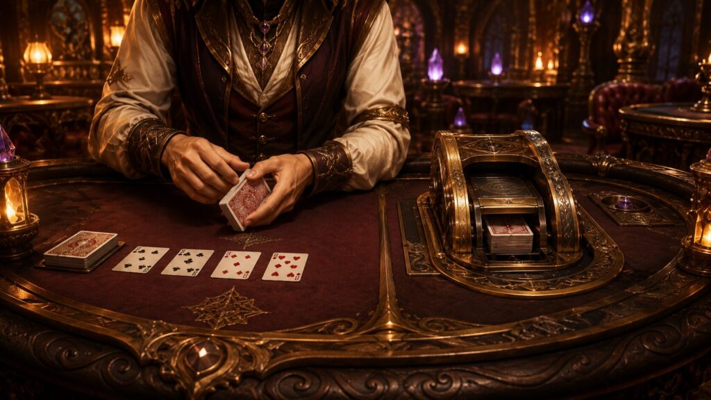 Evolución de las máquinas barajadoras automáticas en las mesas de casino