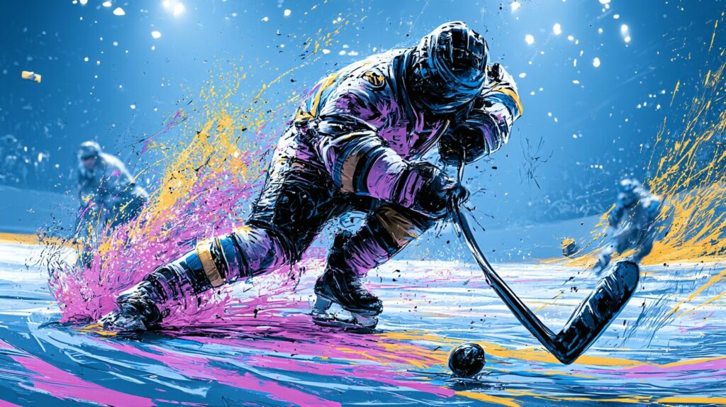 Funcionamiento del power play en paraguas en hockey sobre hielo